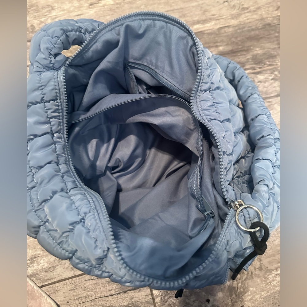 Free People Quilted Carryall Bag - Blueberry - Picture 10 of 10